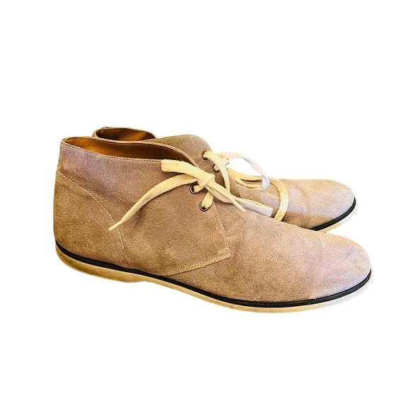 John Varvatos Other - JOHN VARVATOS Size 10 1/2 suede Grey Lace Up Desert Boots chukka shoes men’s